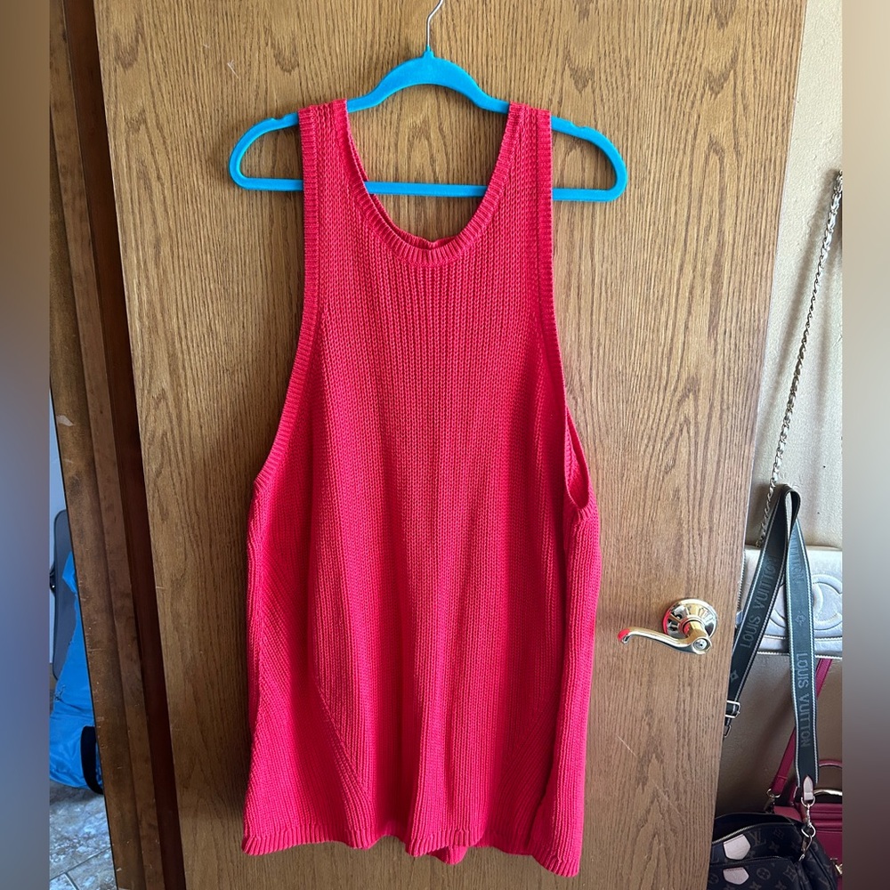 Ava & Viv sleeveless sweater SIZE 4X NWT